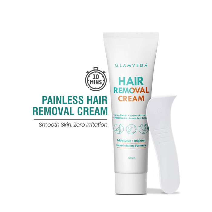 Glamveda Hair Removal Cream Easy & Gentle Hair Removal Solution
