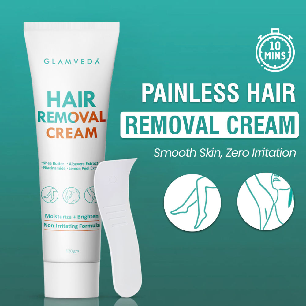 Glamveda Hair Removal Cream Easy & Gentle Hair Removal Solution