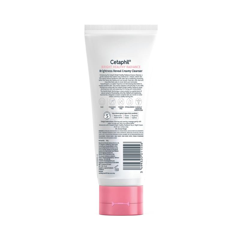 Cetaphil Bright Healthy Radiance Creamy Cleanser, with Niacinamide, For Uneven Skin Tone