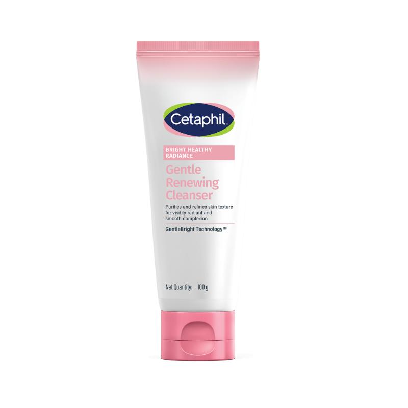 Cetaphil Bright Healthy Radiance Renewing Cleanser, Gently Exfoliates & Brightens, Foaming
