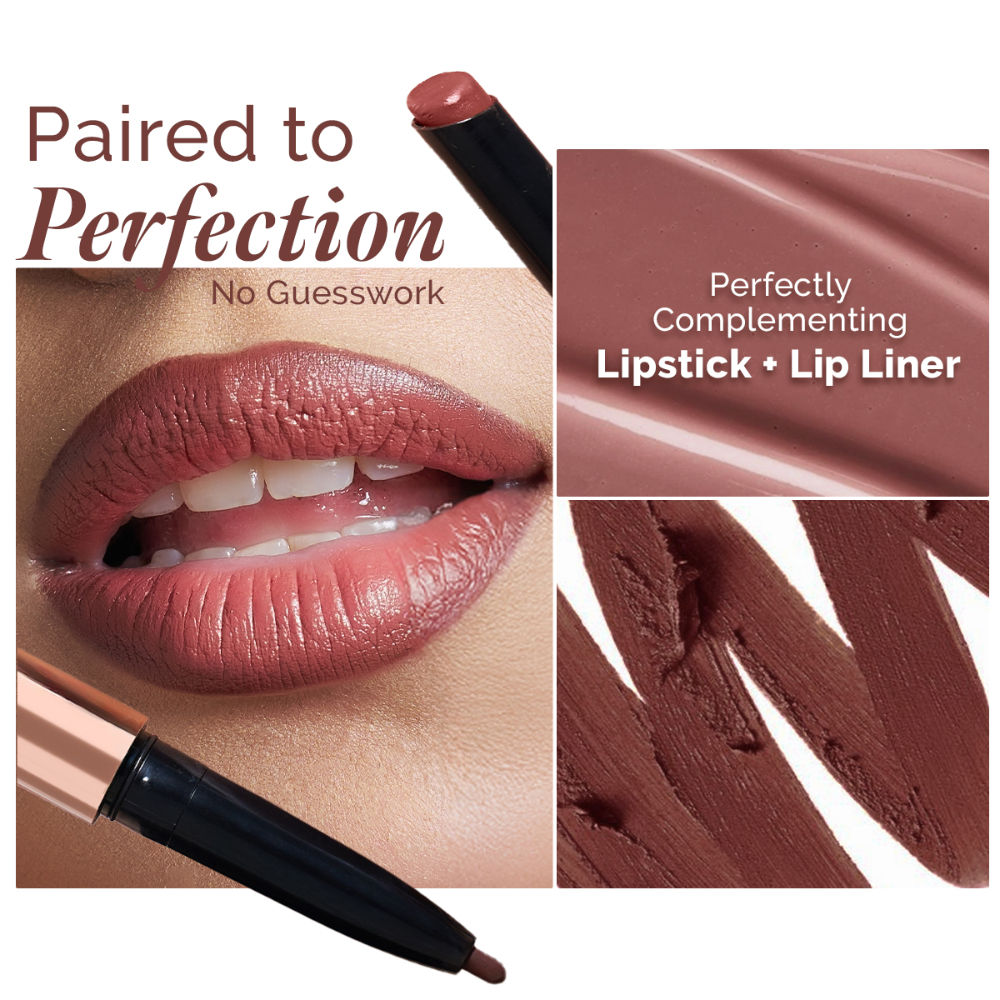 STAZE 9To9 Twin Flame 2In1 Lipstick + Lip Line