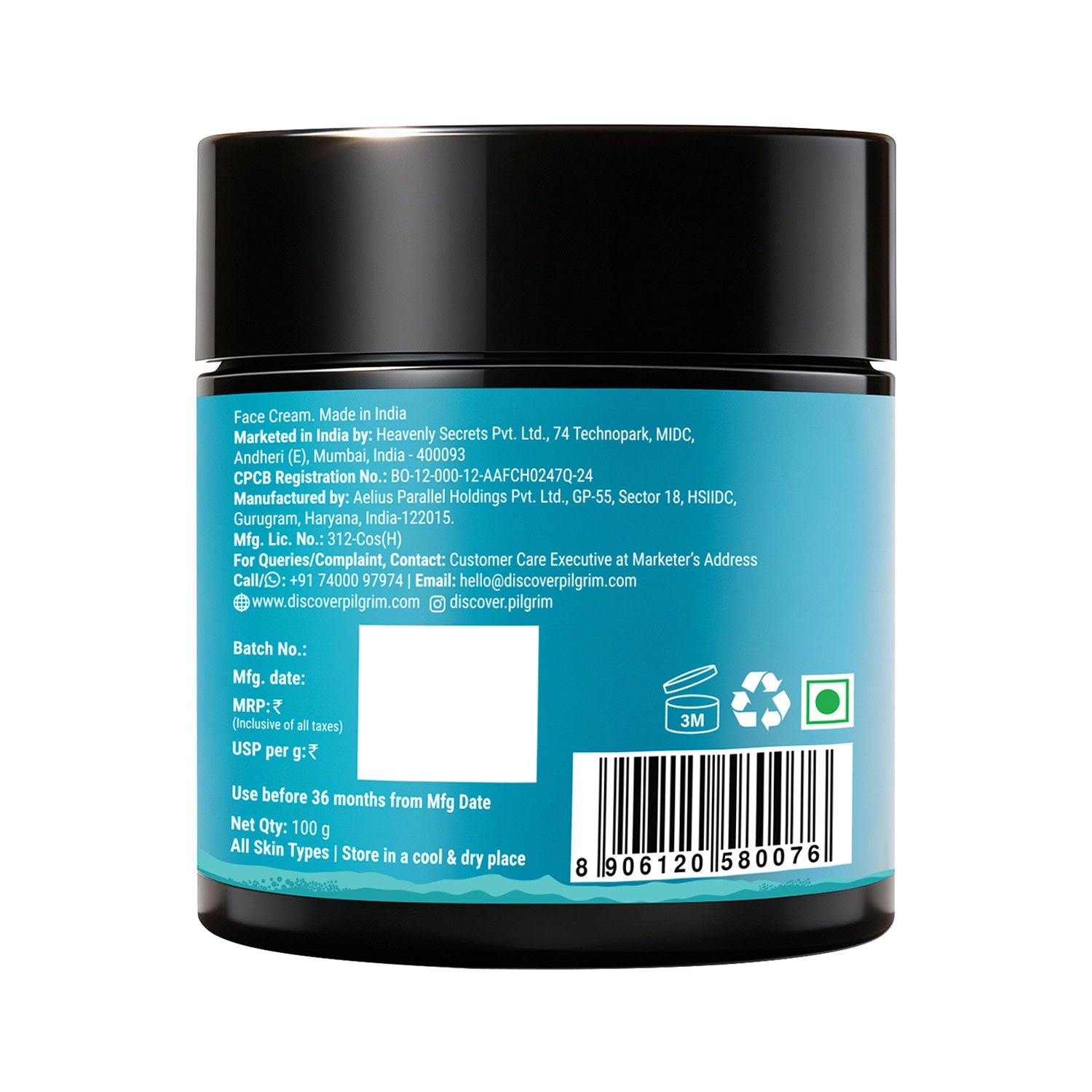 Pilgrim White Lotus Day Cream SPF 50 with Camellia & Yugdugu