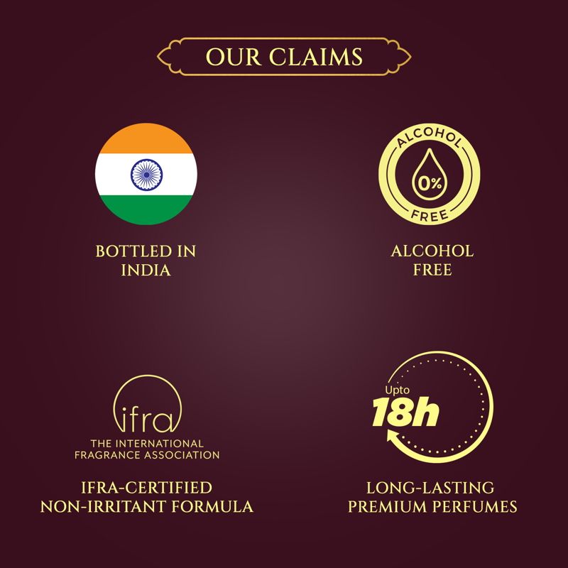 Bella Vita Organic Taaj Gold OUD Attar For Him