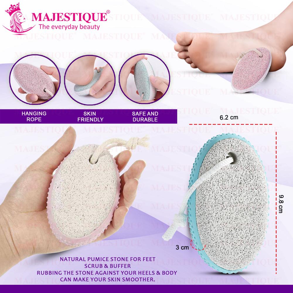 Majestique Foot Scraper & Pumice Stone Set