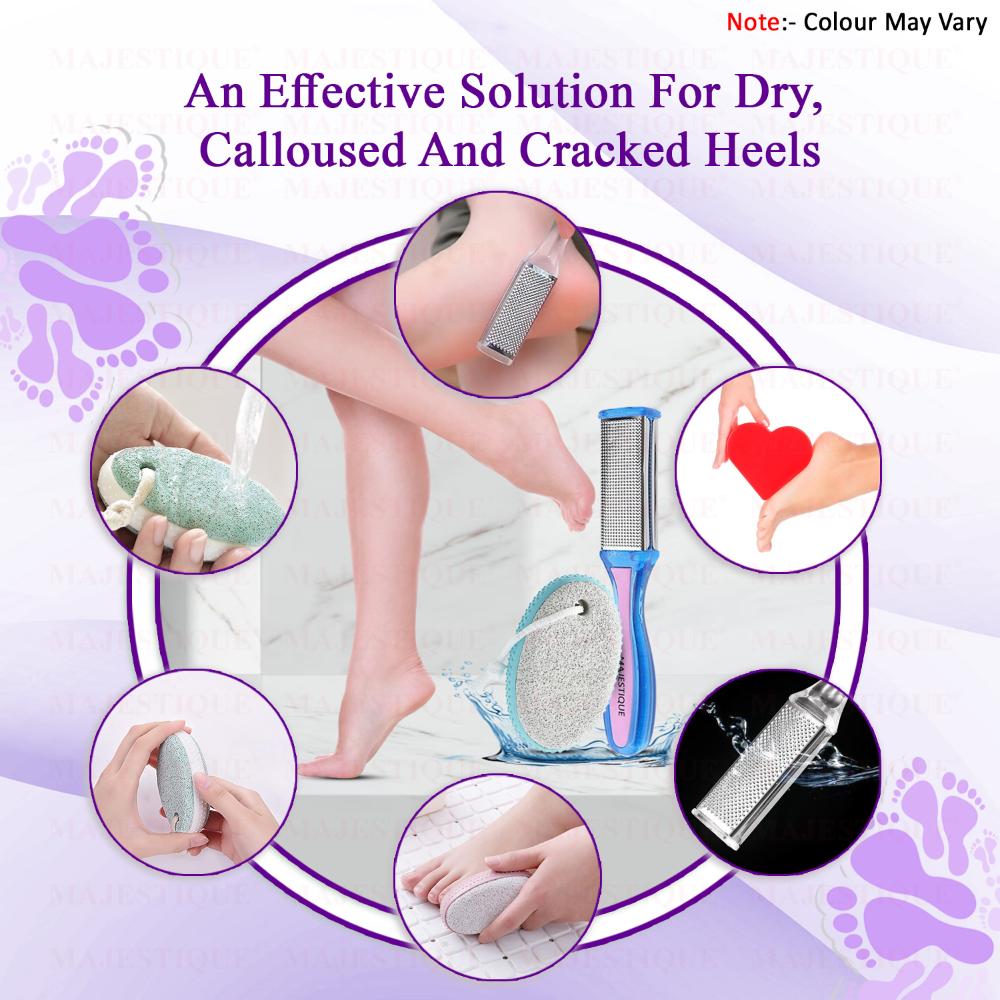 Majestique Foot Scraper & Pumice Stone Set