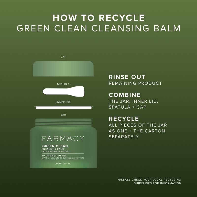 Farmacy Beauty Green Clean Makeup Removing Cleansing Balm