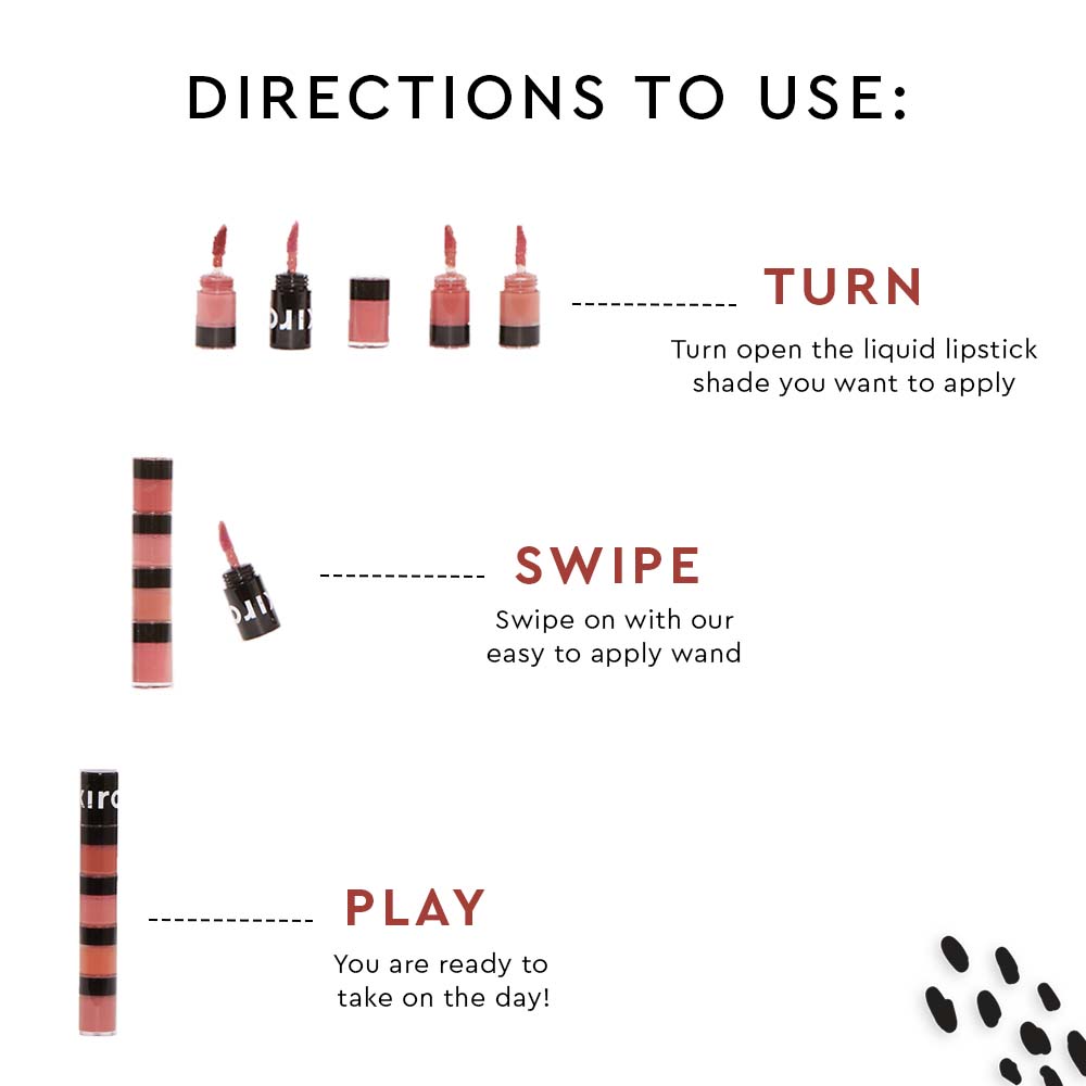 KIRO Four Play Non-Stop Airy Matte Liquid Lipstick