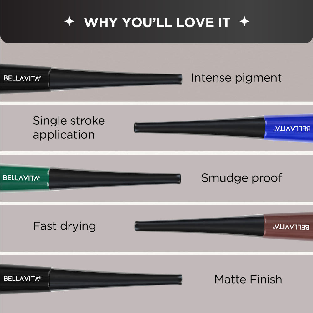 Bella Vita Organic Intense Drama Waterproof Eyeliner