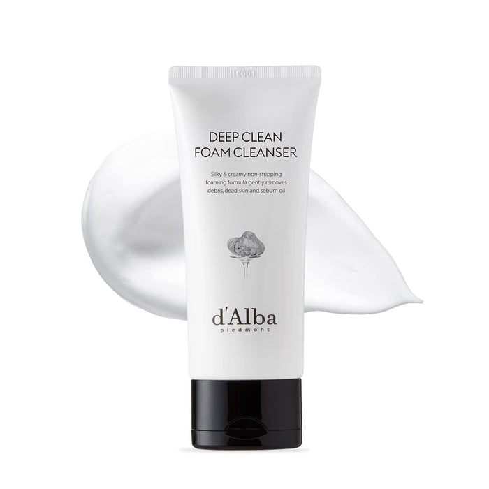 d'Alba piedmont White Truffle Deep Clean Foam Cleanser, Vegan, All Skin Types