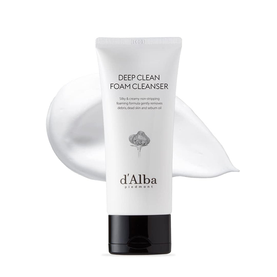 d'Alba piedmont White Truffle Deep Clean Foam Cleanser, Vegan, All Skin Types