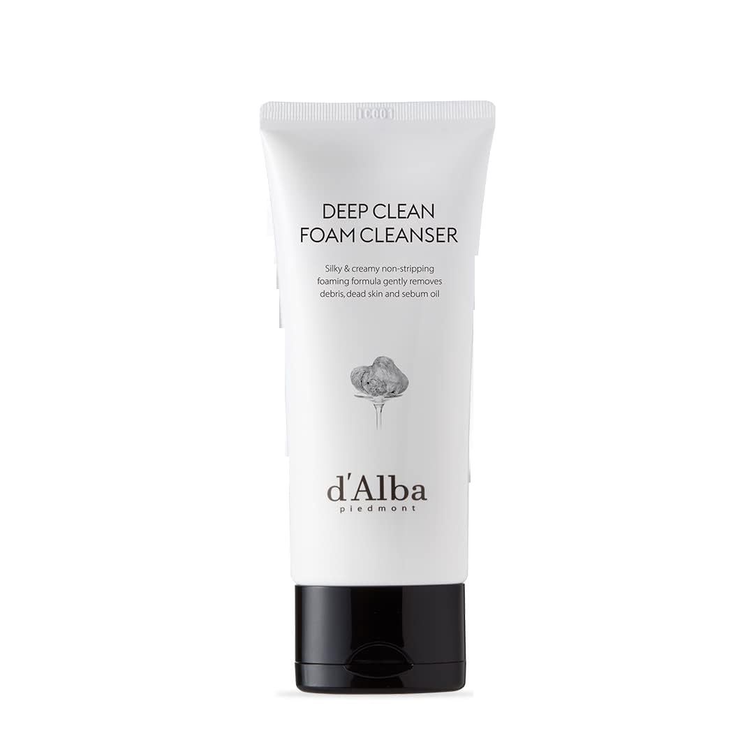 d'Alba piedmont White Truffle Deep Clean Foam Cleanser, Vegan, All Skin Types
