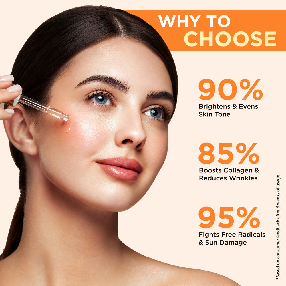 Orgatre 30% Vitamin C Face Serum With Hyaluronic Acid – Skin Glowing & Brightening Serum
