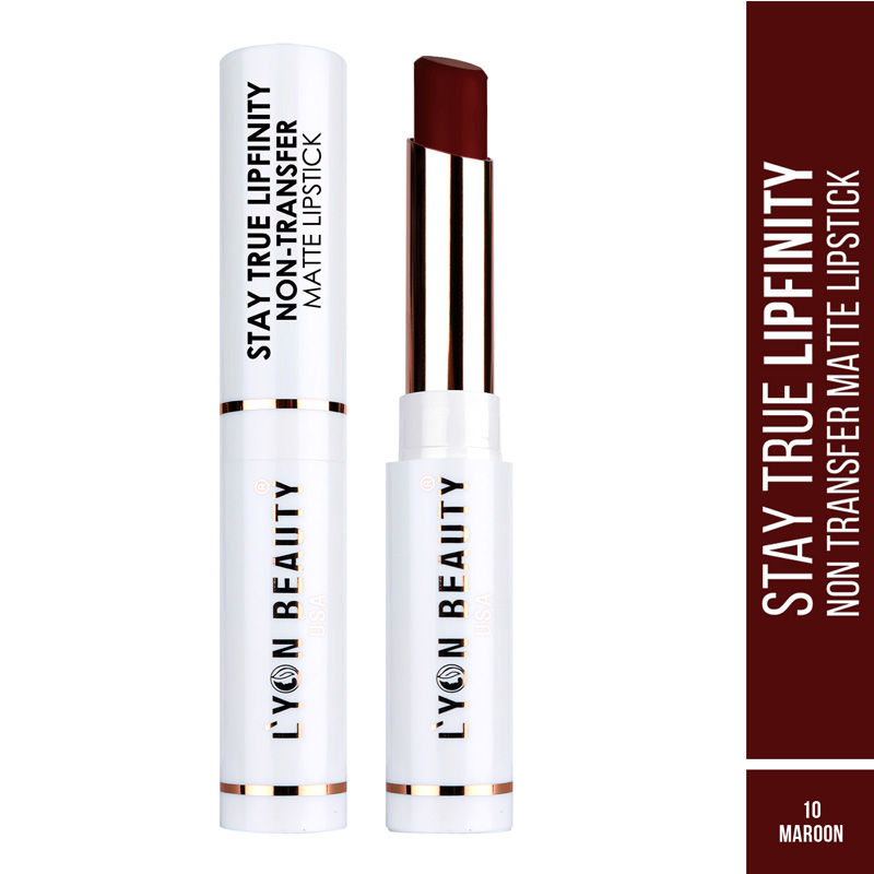 Lyon Beauty Stay True Lipfinity Non Transfer Matte Lipstick