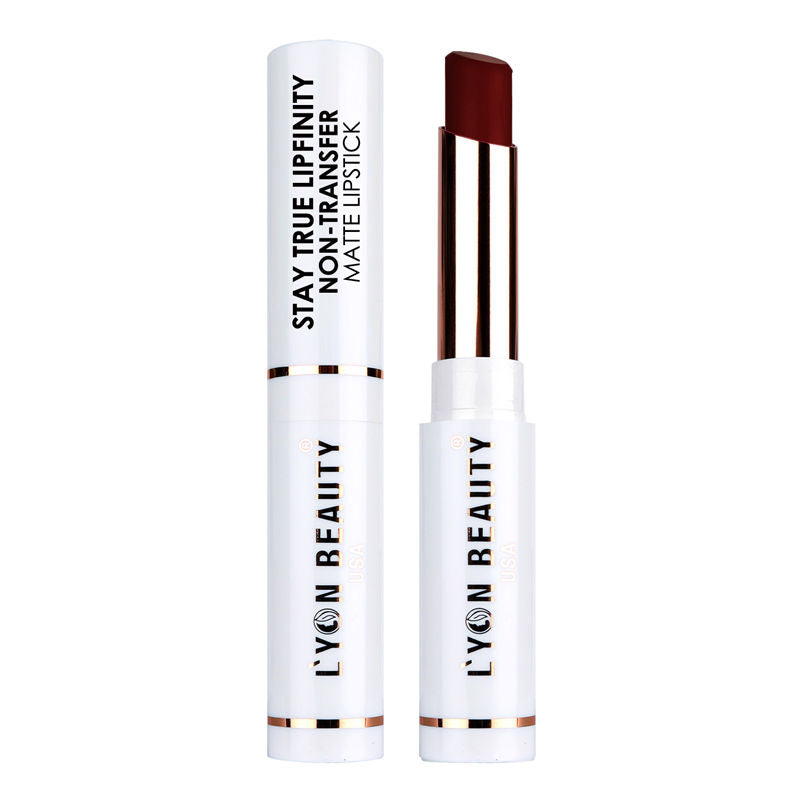 Lyon Beauty Stay True Lipfinity Non Transfer Matte Lipstick