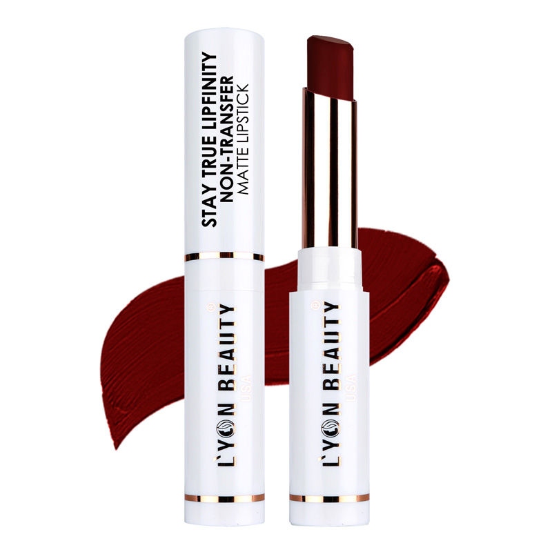 Lyon Beauty Stay True Lipfinity Non Transfer Matte Lipstick