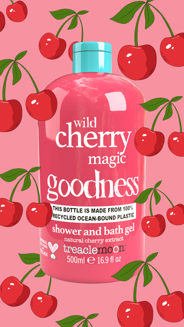 Treaclemoon Wild Cherry Magic, Shower Gel