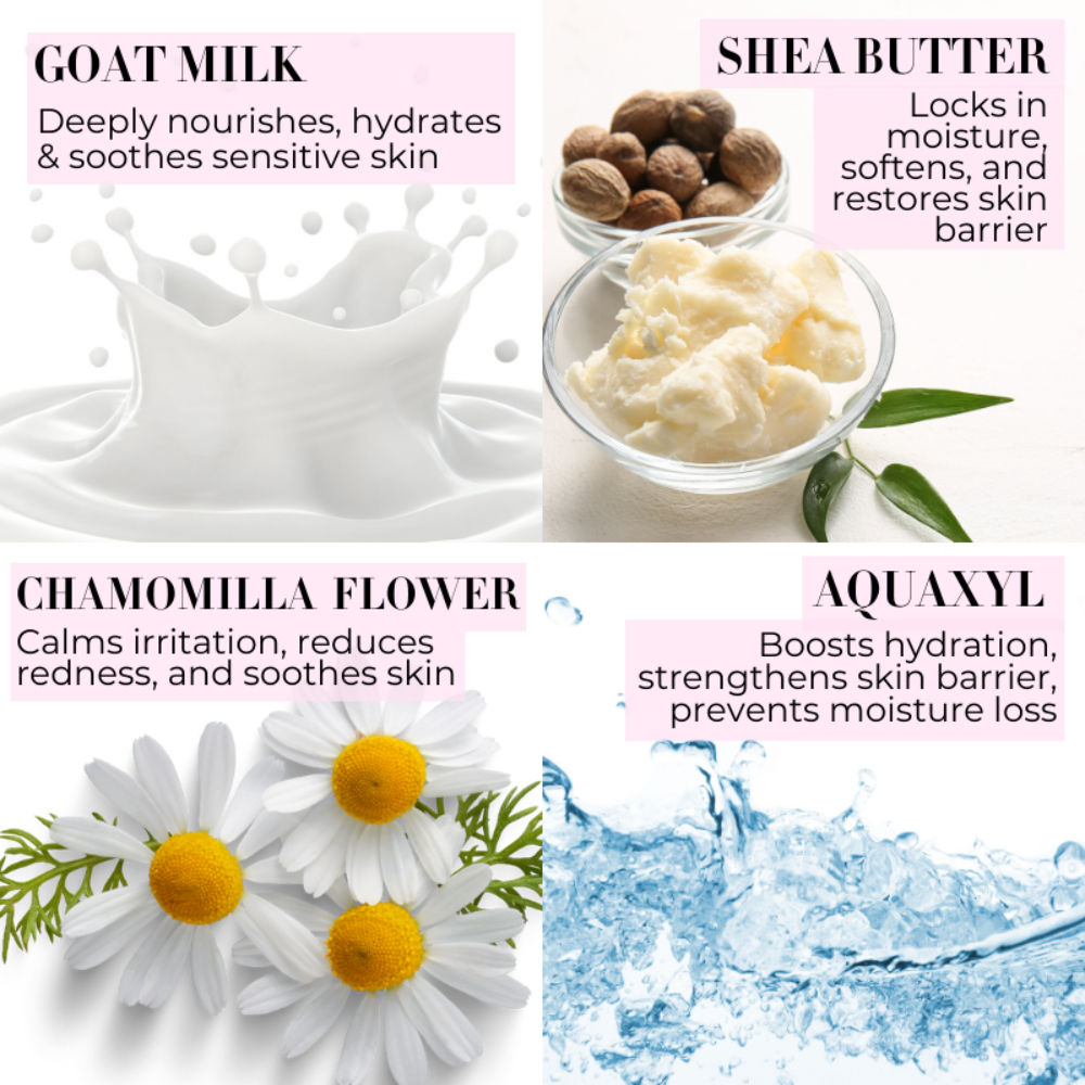 Baes Club Goat Milk Body & Face Lotion With Shea Butter | Intense Nourishment & Glowing Skin Unisex