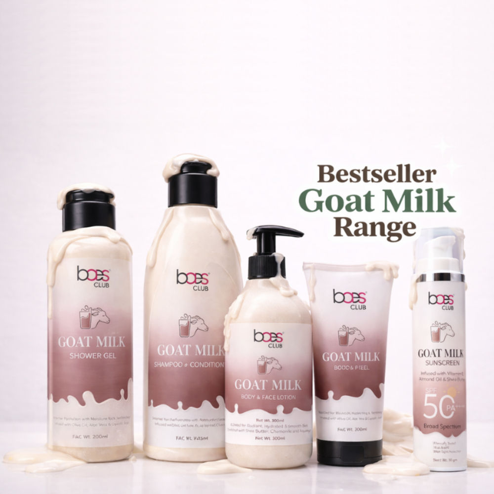 Baes Club Goat Milk Body & Face Lotion With Shea Butter | Intense Nourishment & Glowing Skin Unisex