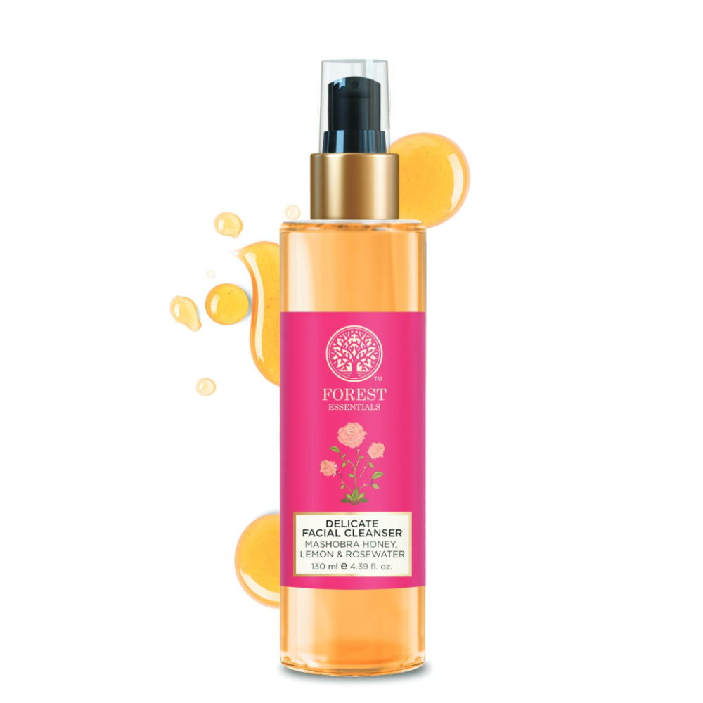 Forest Essentials Delicate Facial Cleanser Mashobra Honey, Lemon & Rosewater
