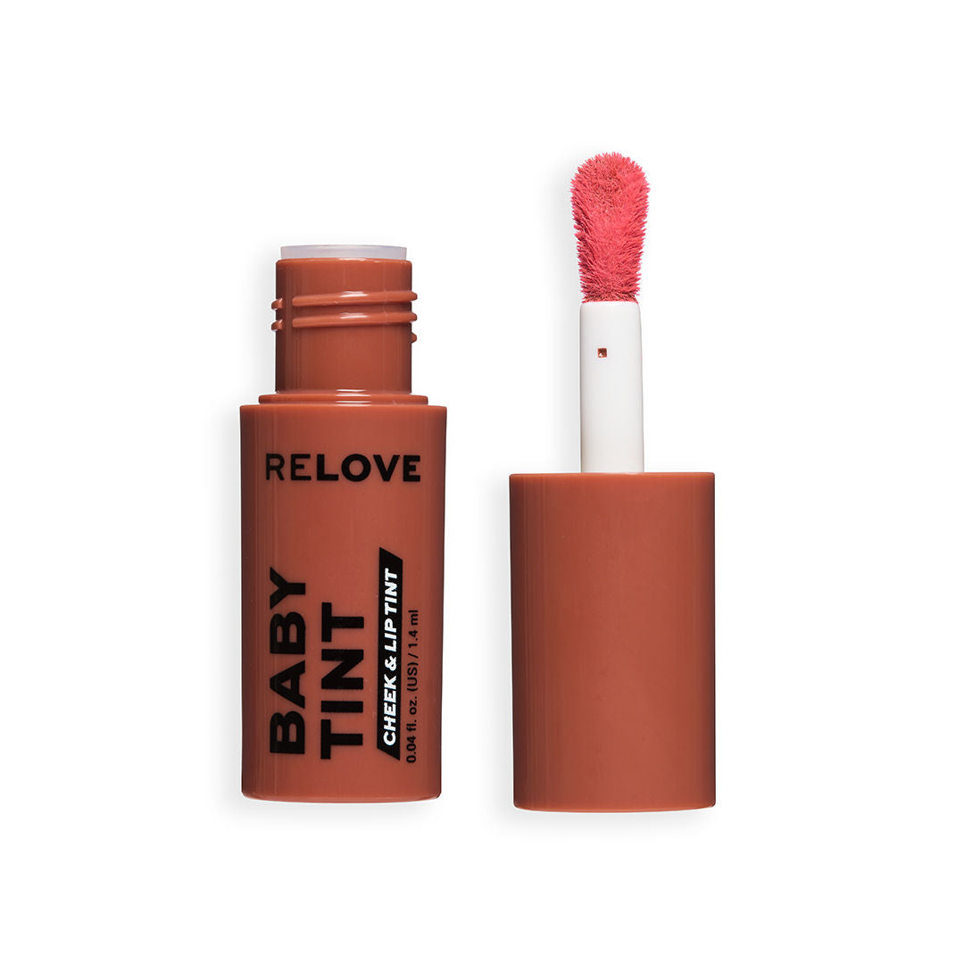 Makeup Revolution Relove Baby Lip & Cheek Tint - Long Lasting - Soft & Glowy Finish