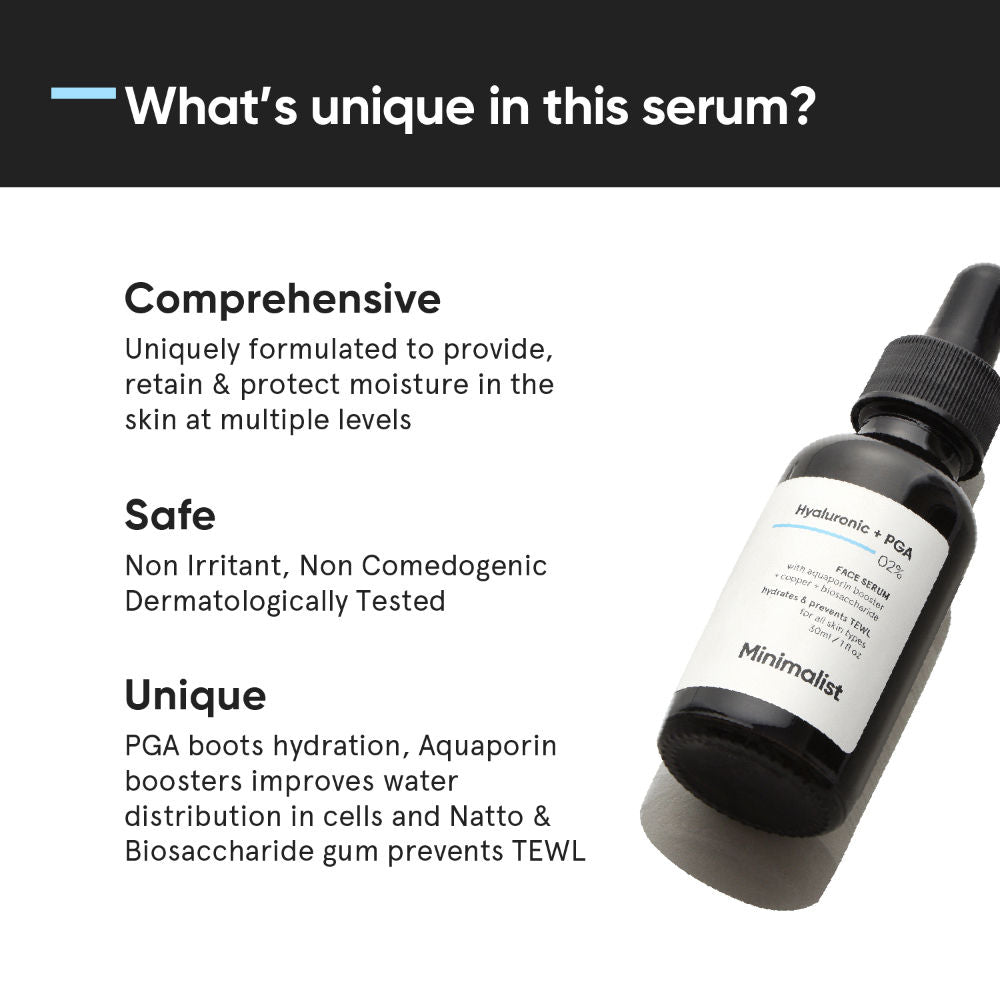 Minimalist Hyaluronic + Pga 02% Face Serum Mini