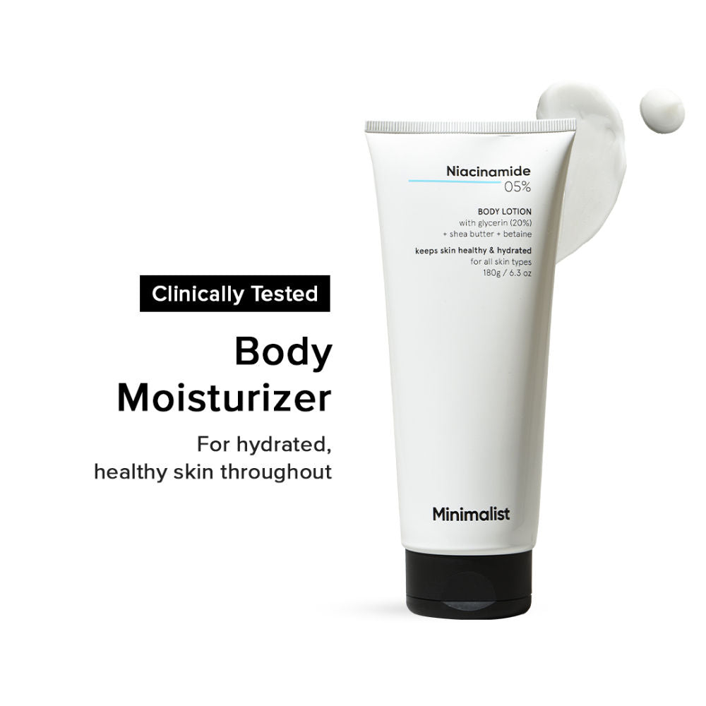 Minimalist 5% Niacinamide Body Lotion With Shea Butter, Glycerine & Betaine