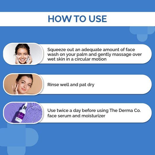 The Derma Co 1% Salicylic Acid Face Wash for Active Acne with Salicylic Acid & Witch Hazel