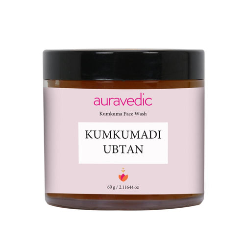 Auravedic Kumkumadi Tailam Ubtan Face Wash For Glowing Skin Kumkumadi Oil Ubtan Powder Face Pack