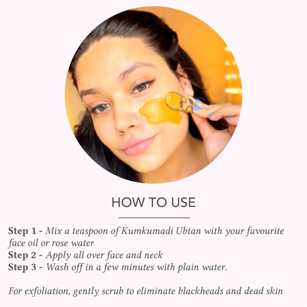 Auravedic Kumkumadi Tailam Ubtan Face Wash For Glowing Skin Kumkumadi Oil Ubtan Powder Face Pack