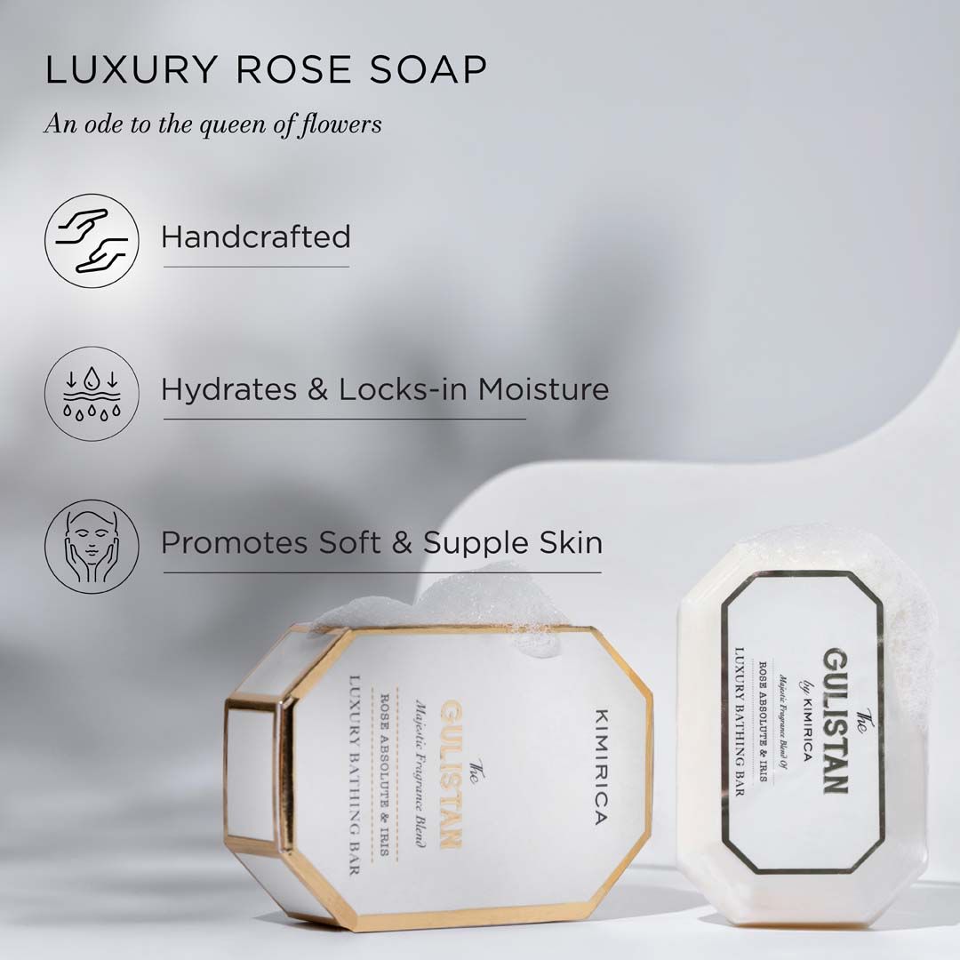 Kimirica Rose Absolute & Iris Luxury Soap Bar