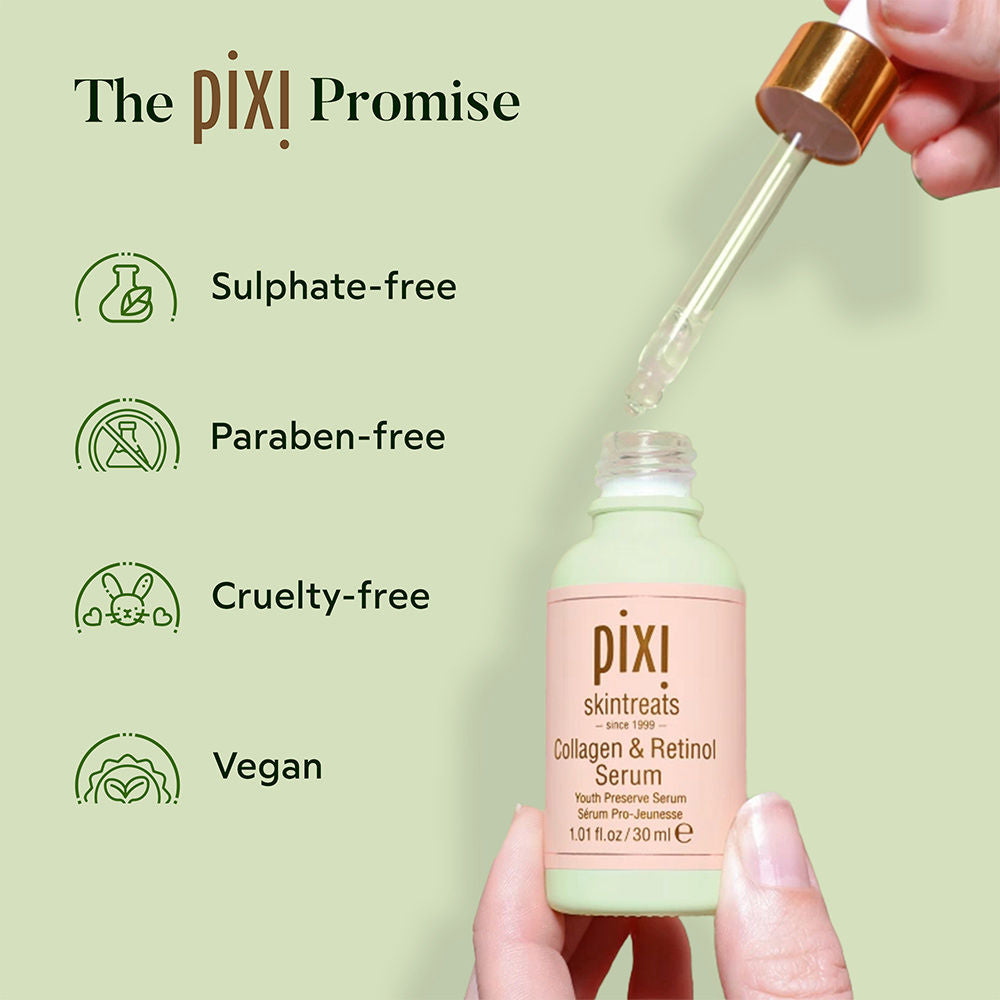PIXI Botanical Collagen & Retinol Serum To Boost Radiance and Softens Fine Lines