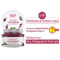 Aravi Organic Beetroot Lip Scrub For Dry, Dark Pigmented & Chapped Lips With Shea & Cocoa Butter