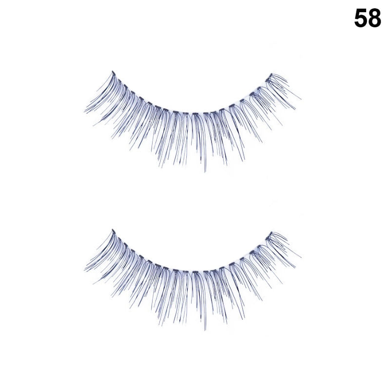Bronson Professional Synthetic Hair and Lightweight Long Natural Look False Eyelashes - 58