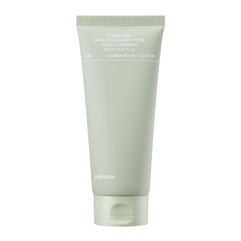 Celimax Baking Soda Jiwoogae Foam Cleanser, Deep Pore Purifying & Oil-Control Face Wash