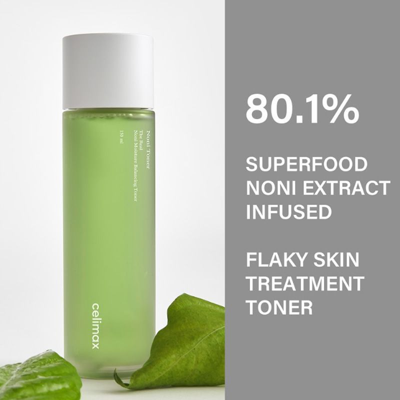 Celimax The Real Noni Moisture Balancing Toner, Hydrating & Brightening Exfoliating Toner