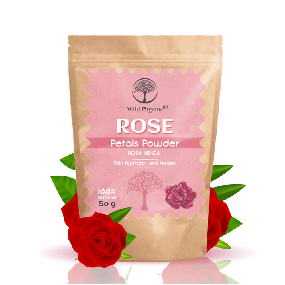 Wild Organic Rose Petals Powder