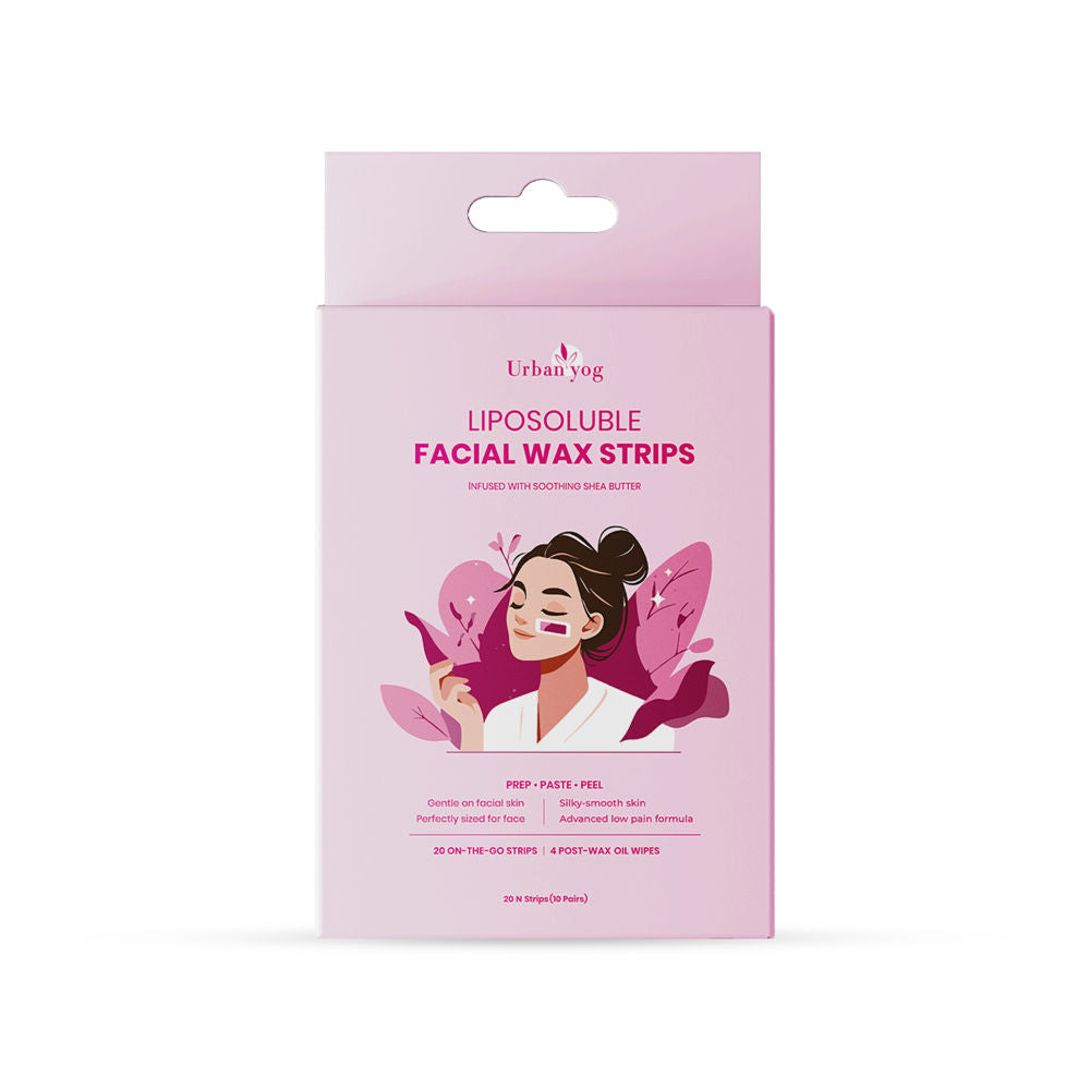 UrbanYog Liposoluble Facial Wax Strips