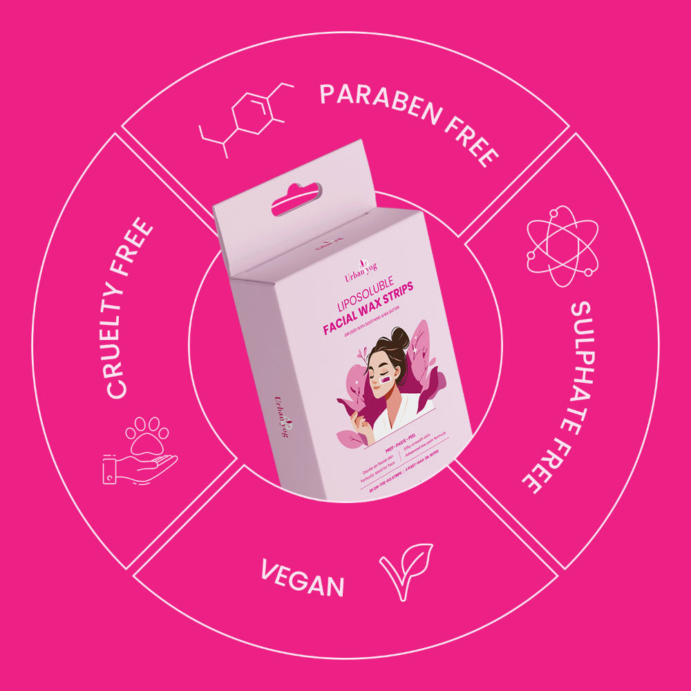 UrbanYog Liposoluble Facial Wax Strips