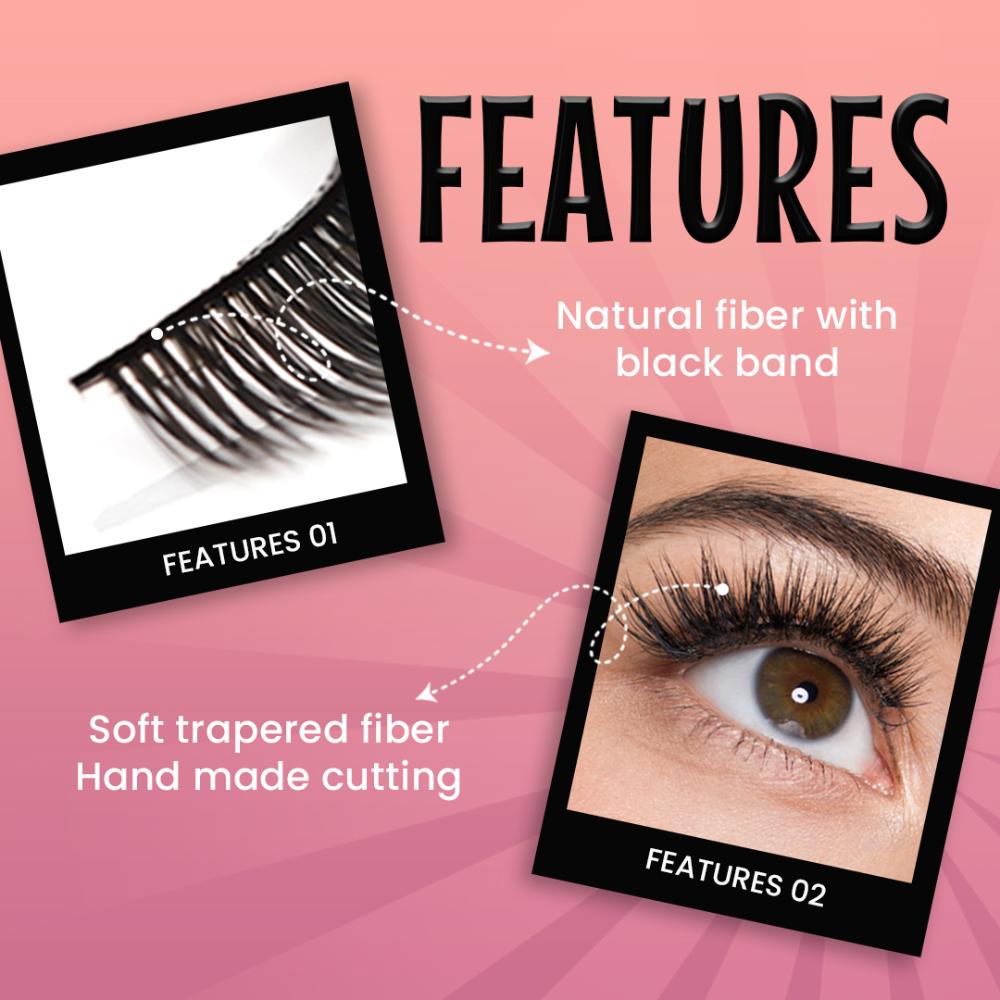 MARS Highlash False Eyelashes Set - 01 Natural