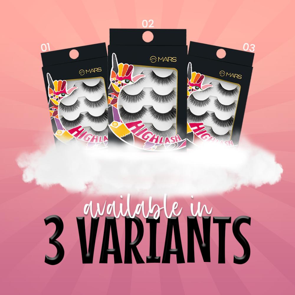 MARS Highlash False Eyelashes Set - 02 Dramatic