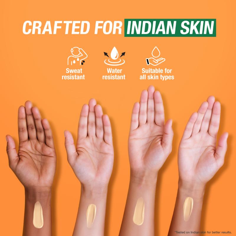 Himalaya Sun Protect+ Ultra Tinted Sunscreen SPF 50 PA++++ Makeup Friendly, Sweat Resistant
