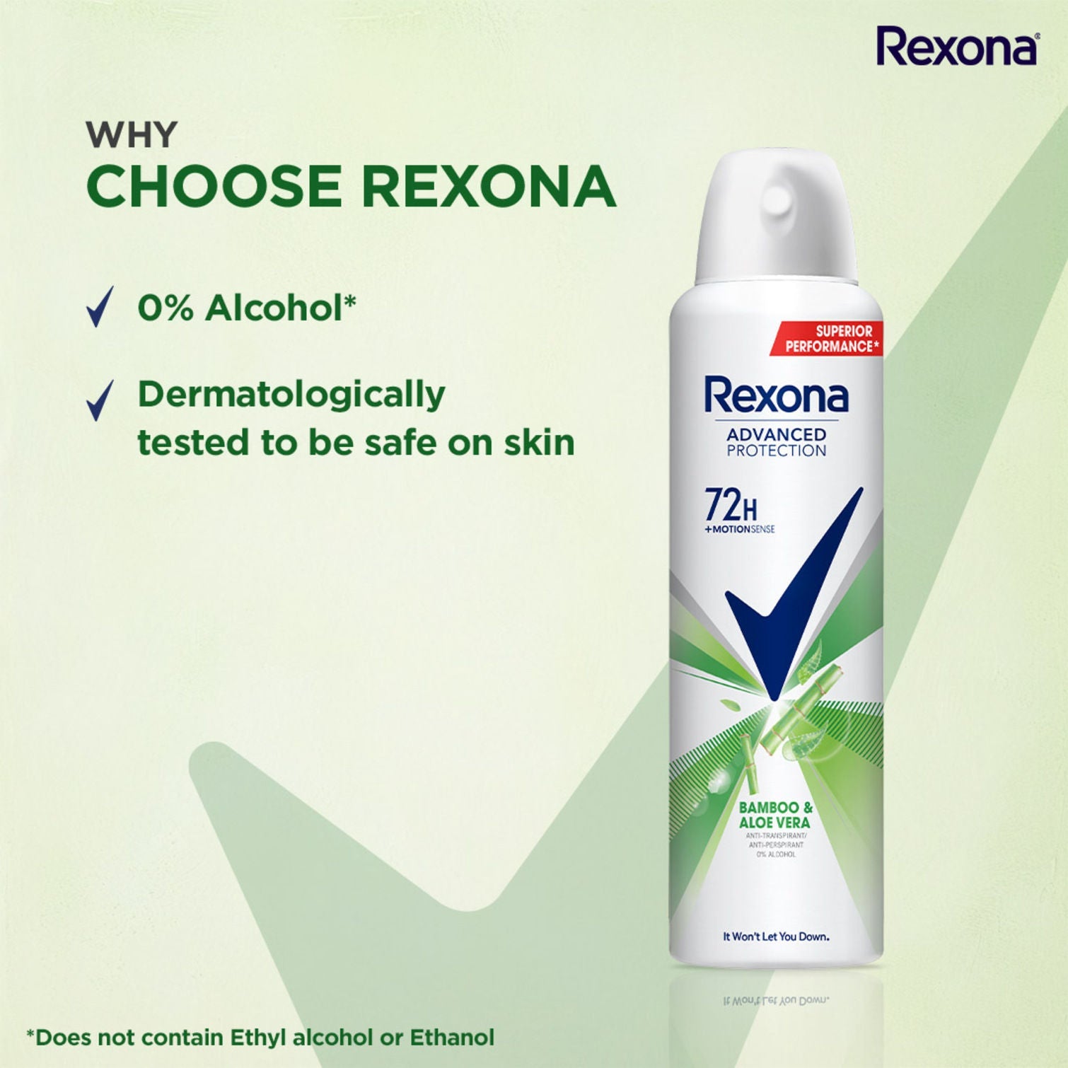 Rexona Advanced Protection Bamboo & Aloe Vera Antiperspirant Deodorant For Women
