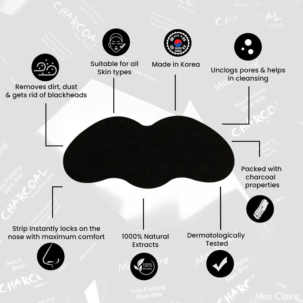 Miss Claire Charcoal Nose Strip