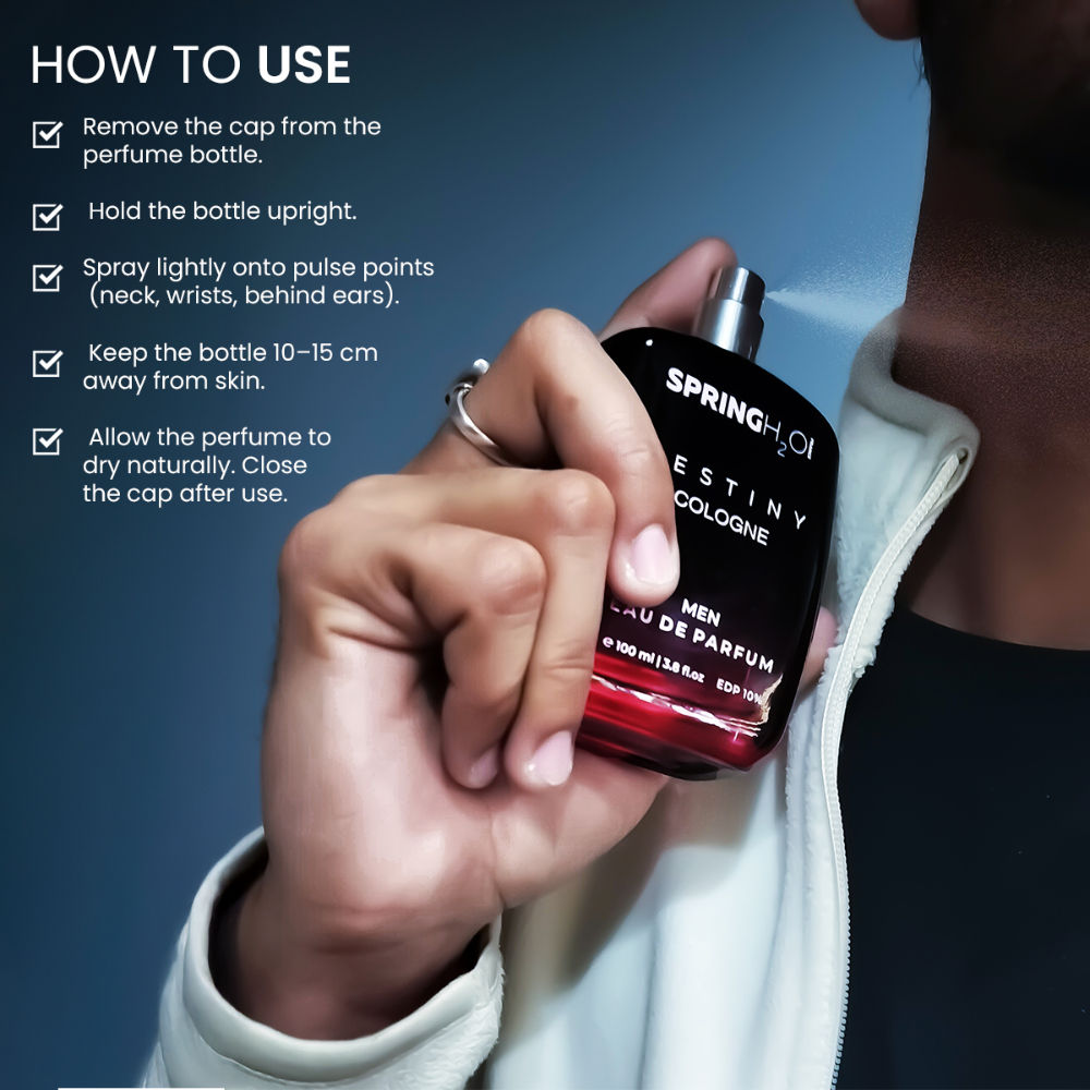 Spring H2O Destiny Cologne Men Eau De Parfum