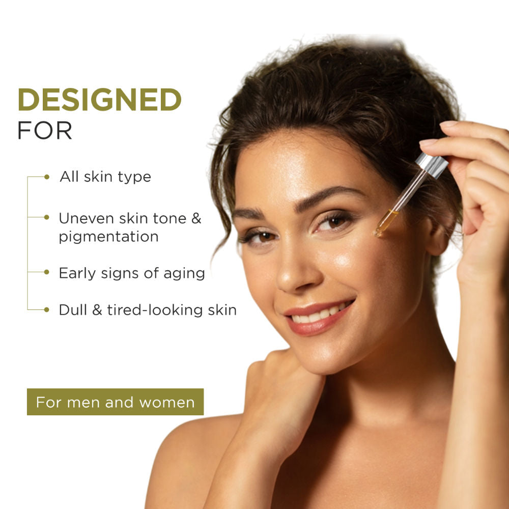 Oshea Herbals Vitamin C Brightening Face Serum With Grapefruit Extract, Reduces Pigmentation