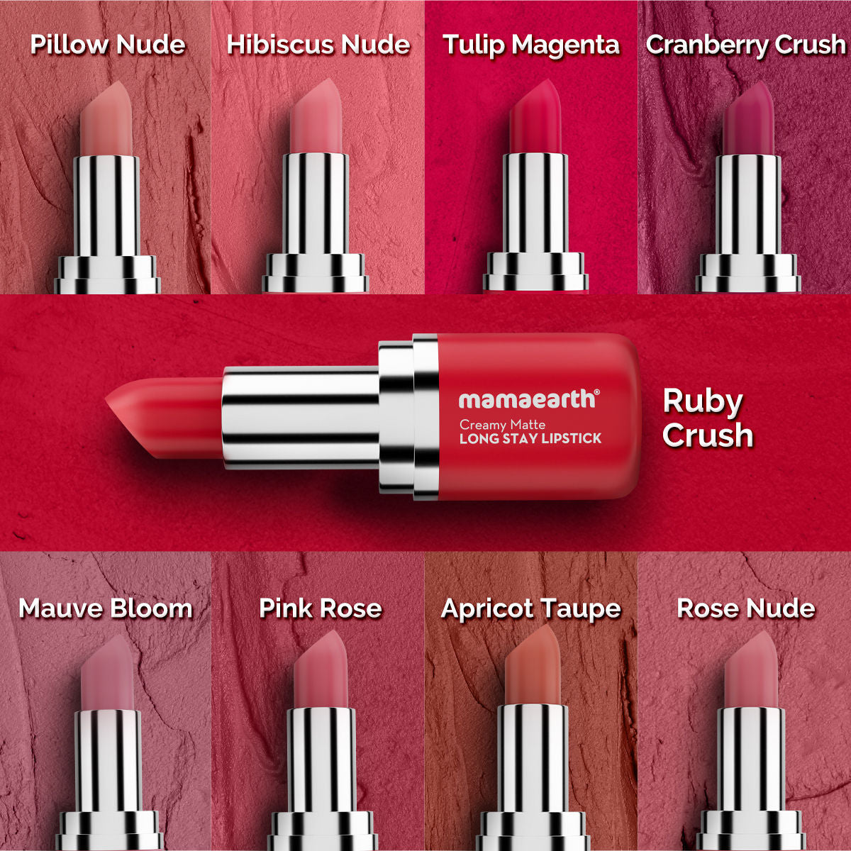 Mamaearth Creamy Matte Long Stay Lipstick