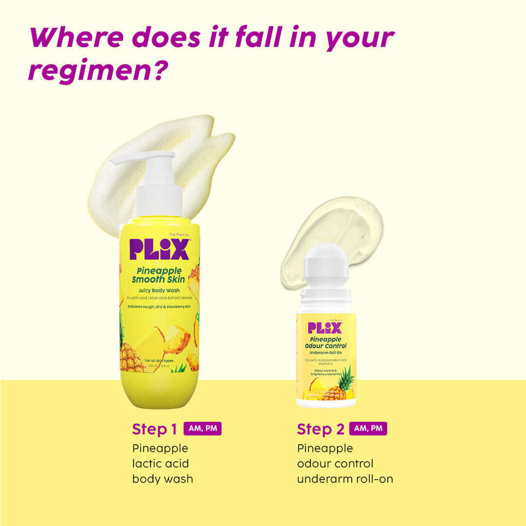 Plix Pineapple Odour Control Underarm Roll-On