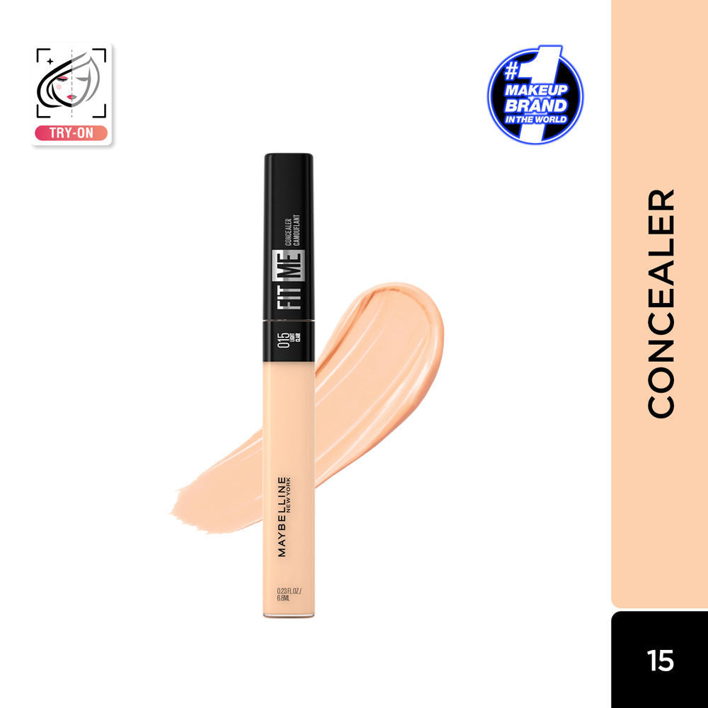 Maybelline New York Fit Me Concealer, Oil-free Liquid Concealer for Oily and Dry Skin - Fair