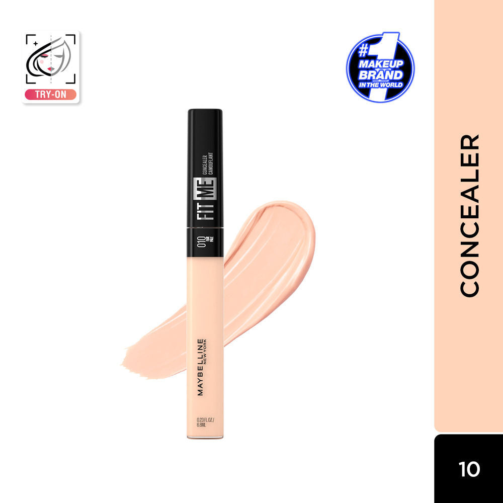 Maybelline New York Fit Me Concealer, Oil-free Liquid Concealer for Oily and Dry Skin - Fair