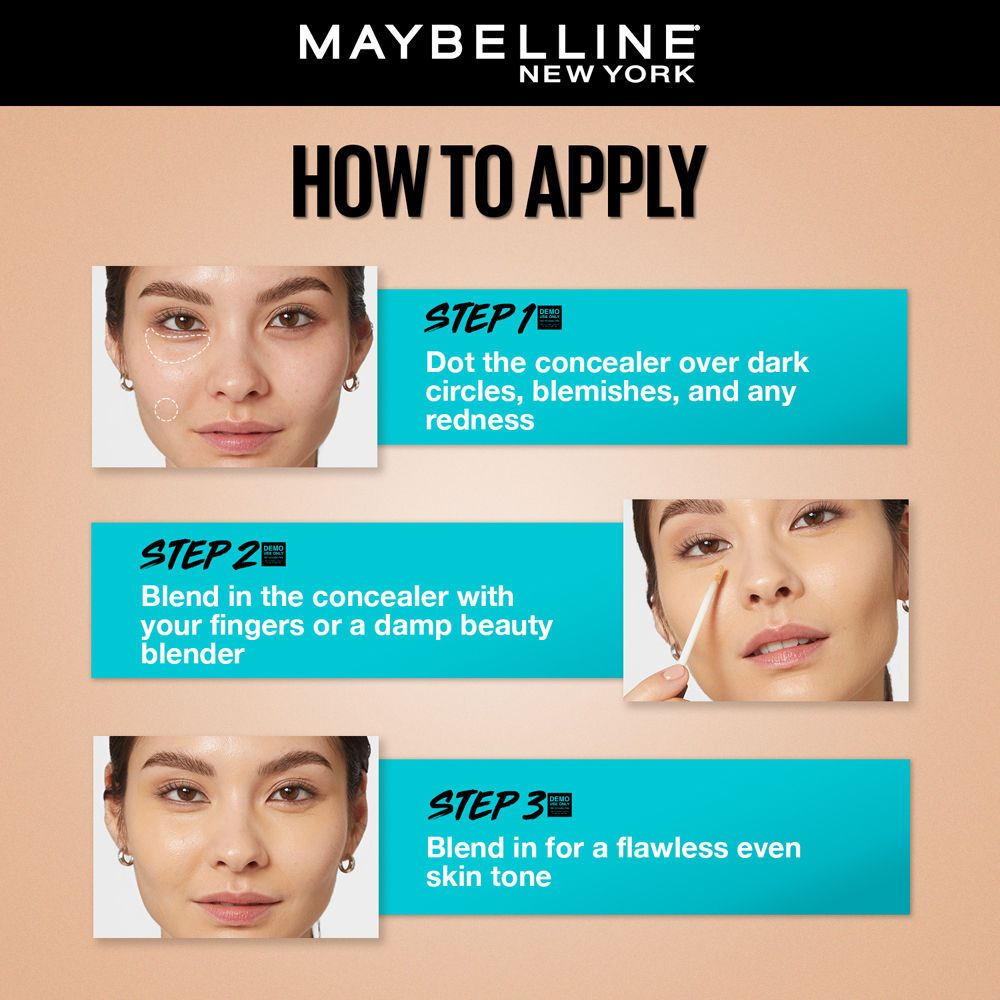 Maybelline New York Fit Me Concealer, Oil-free Liquid Concealer for Oily and Dry Skin - Fair